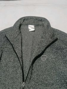Gray Zip-Up Jacket
