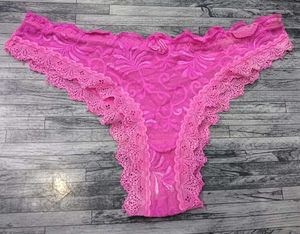 Pink Lace Thong