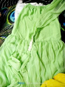 Green Skirt - Flowy & Comfortable