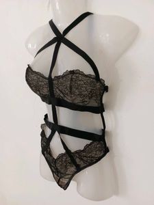 STRAPPY BONDAGE BODYSUIT