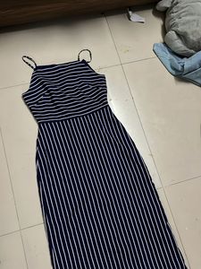 Navy Blue Slip Dress