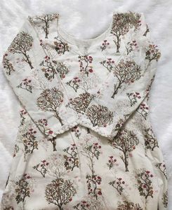 White Kurta With Dupatta