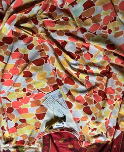 Brand New Colorful Printed Wrap Dress
