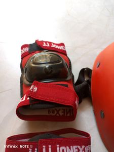 Jonex Skating Protection Kit with PVC Helmet