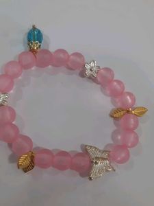Pink Beaded Bracelet