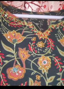 Beautiful Katdana Work Anarkali Kurti