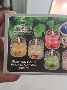Scented Hand-Poured Candles (6 Units)