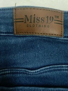Bell-bottom Jeans Blue