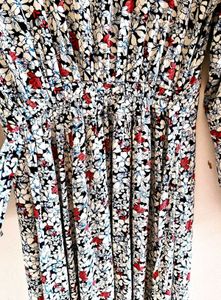 White Maxi Floral Dress