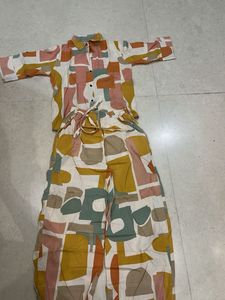 Patterned Pajama Set