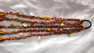 Braided Shell Hair Tie
