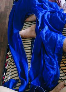 Elegant Blue Party Anarkali Suit