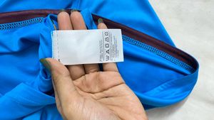 Reebok Blue Running Tee - Slim Fit