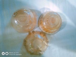 3 Piece Of Vintage Glass Bowl