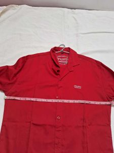 MUFTI Brand New Stylish Red Casual Shirt