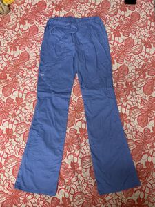 Blue Bootcut Pants (Adjustable Waist)
