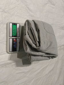 Gray Wide Leg Cargo Sweatpants