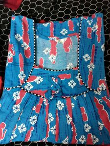 Blue Colour Maxi Dress