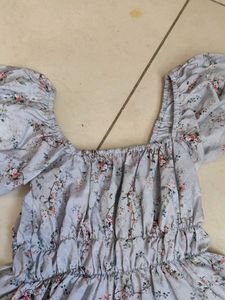 Floral Print Mini Dress