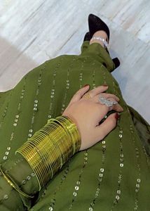 Heavy Sharara Set With Sequence Work Kurti