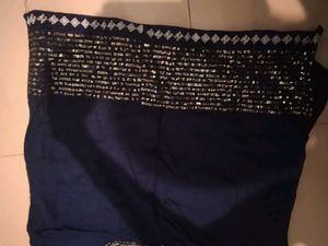 Embellished Blue Short Kurti