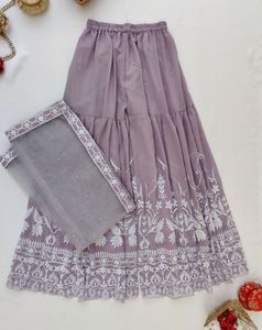 KTT Bestseller | Premium Embroidered Peplum Sharar