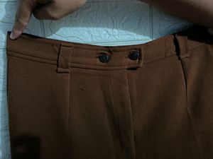 A Brown Straight Jeans