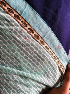 Blue Saree