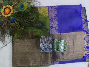 Green Banarasi Saree