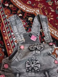Denim Dungaree Skirt