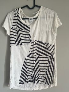 Striped Graphic Tee