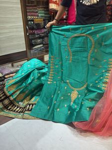langha fancy gota pati silk