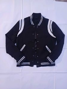 🔥Black &amp; White Varsity Jacket(L-23 b-18)