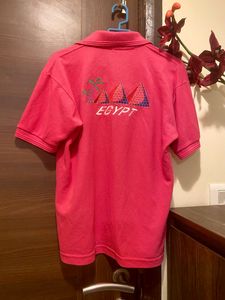 Hot Pink Collared Tshirt