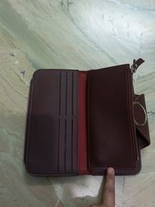 Wine Colour Multiple Pockets