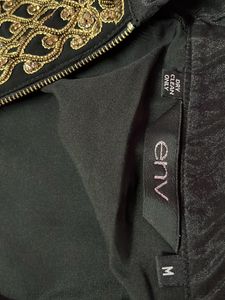 Elegant Black &amp; Gold Embellished Dress