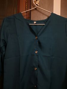 Classy Blue Semi Formal Women Top