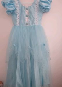 Cute Blue Party Dress