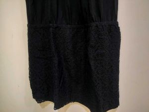 Black Lace Detail Dress