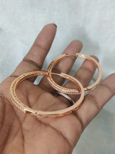 Rose Gold Hoop Earrings