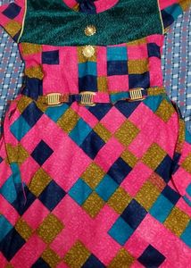 Colorful Patchwork Dress