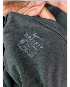 Dri Fit Active Wear Black Top (Nike Logo)