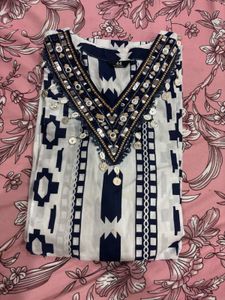 Boho Chic Embellished 3 Piece Kurta Set