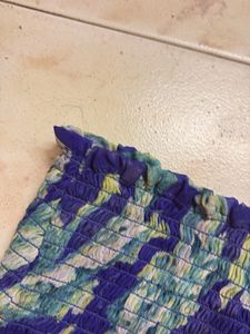 Stylish Blue Patterned Top