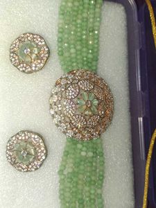 Elegant Beaded Necklace &amp; Earring Set