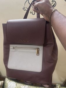 Caprese Backpack - Mauve &amp; Cream