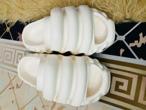 Comfy White Slides