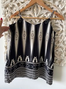 Black And White Vero Moda Top