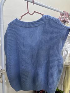 V Neck Half Sleeve Sweater