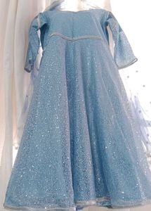 Elegant Blue Ethnic Gown